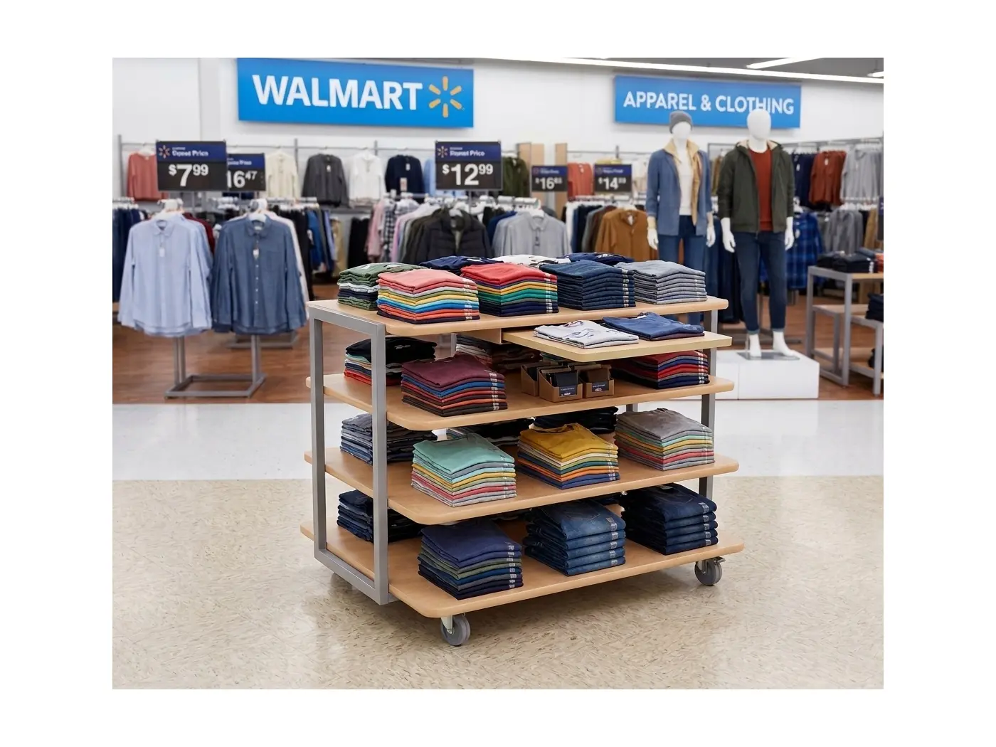 Apparel Merchandising Table
