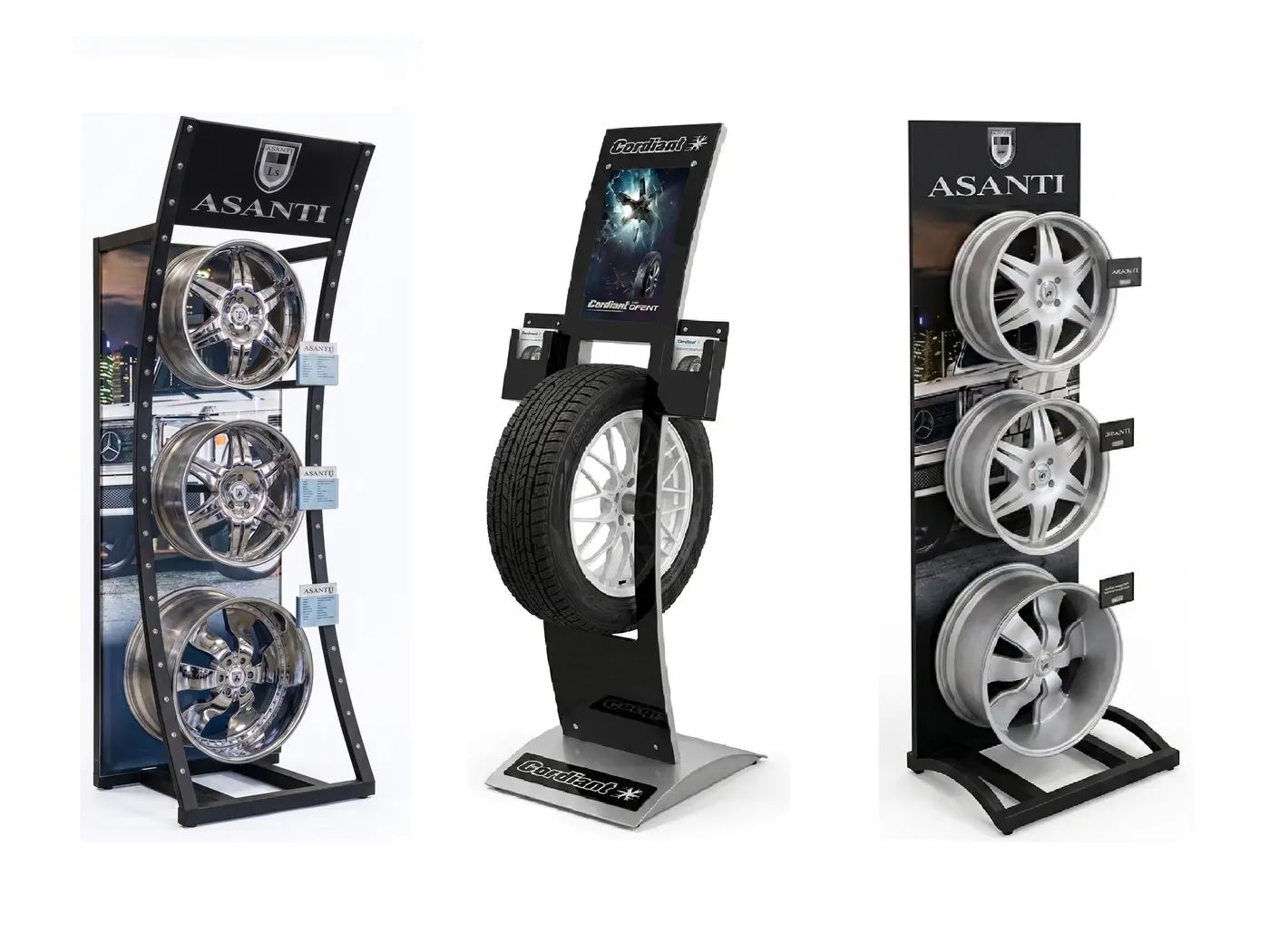 Tire & Wheel Display Racks