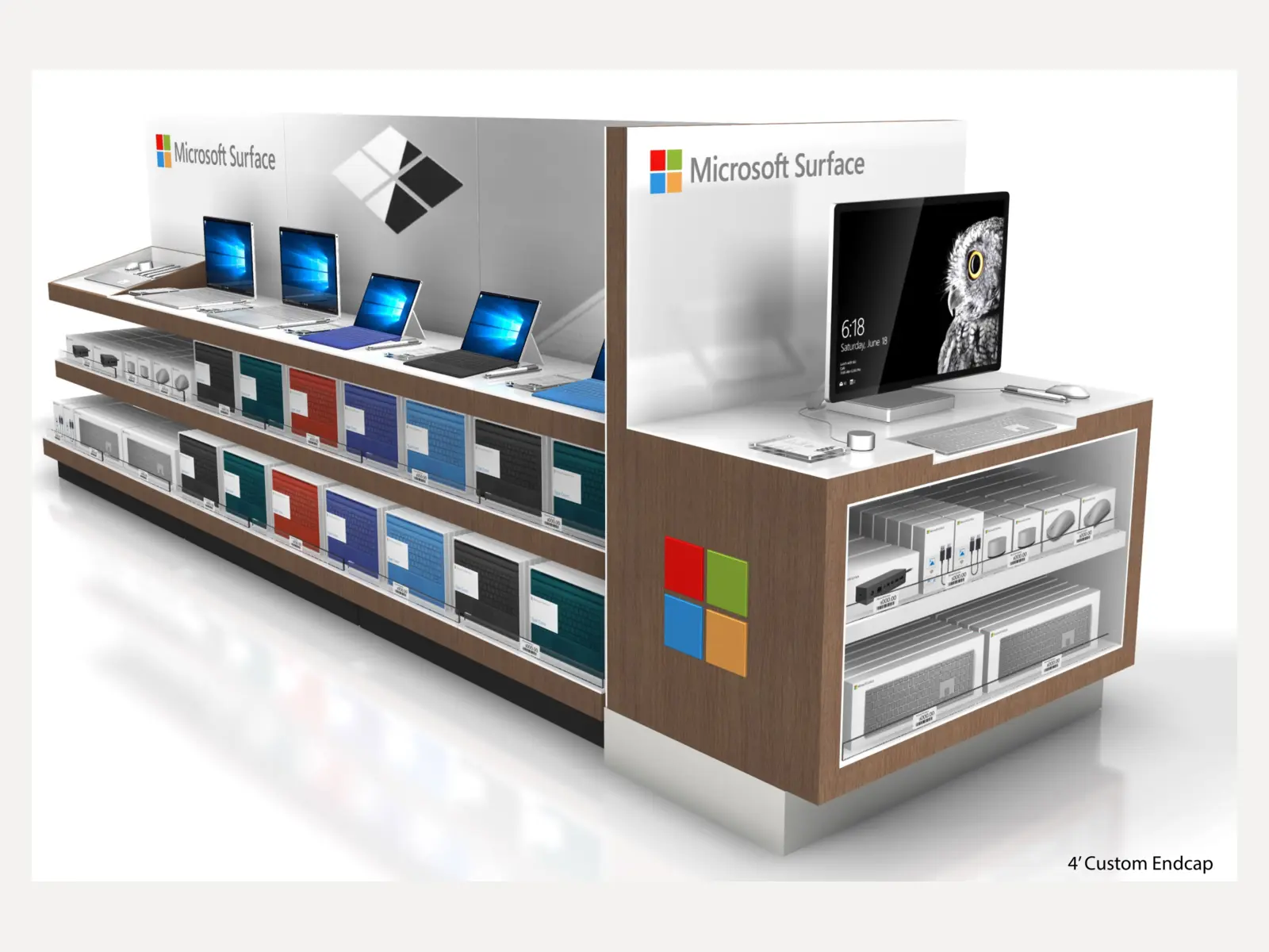 Custom Technology Endcap